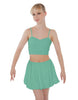 Solid Lycra Bubble Skort