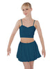Solid Lycra Bubble Skort