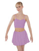 Solid Lycra Bubble Skort