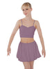 Solid Lycra Bubble Skort