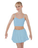 Solid Lycra Bubble Skort