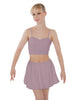 Solid Lycra Bubble Skort