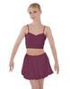 Solid Lycra Bubble Skort