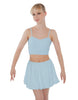 Solid Lycra Bubble Skort