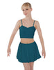 Solid Lycra Bubble Skort