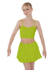 Solid Lycra Bubble Skort