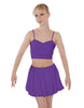 Solid Lycra Bubble Skort