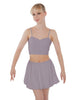 Solid Lycra Bubble Skort