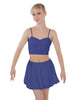 Solid Lycra Bubble Skort