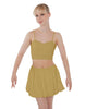 Solid Lycra Bubble Skort