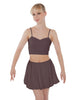 Solid Lycra Bubble Skort