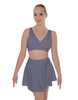 Solid Lycra Skater Skirt