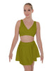 Solid Lycra Skater Skirt