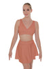 Solid Lycra Skater Skirt