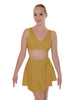 Solid Lycra Skater Skirt