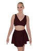 Solid Lycra Skater Skirt