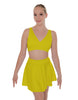 Solid Lycra Skater Skirt