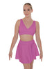 Solid Lycra Skater Skirt