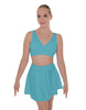 Solid Lycra Skater Skirt