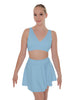 Solid Lycra Skater Skirt