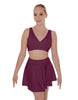 Solid Lycra Skater Skirt