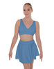 Solid Lycra Skater Skirt