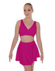Solid Lycra Skater Skirt