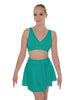 Solid Lycra Skater Skirt