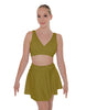 Solid Lycra Skater Skirt