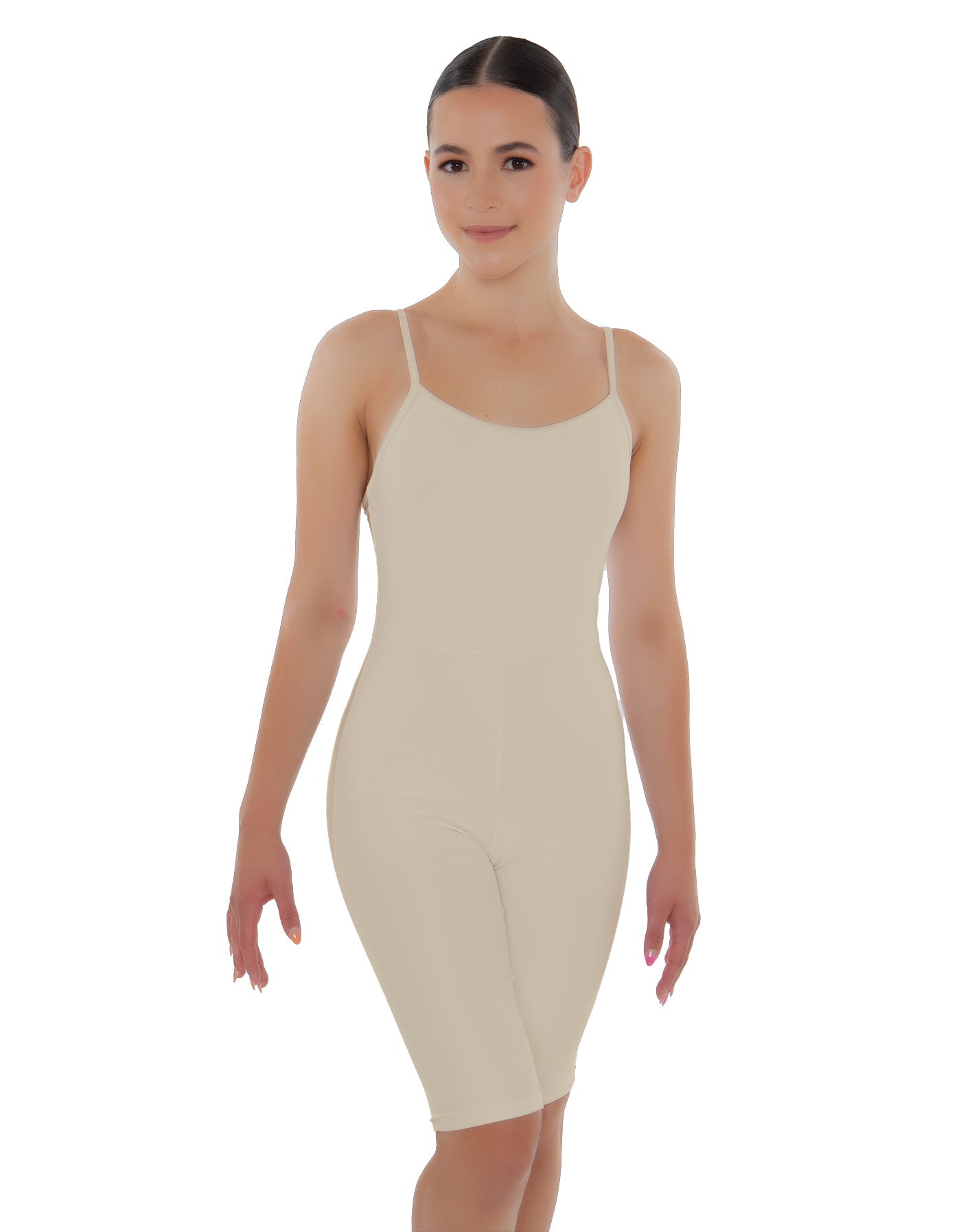 Solid Lycra Cami Bike Short