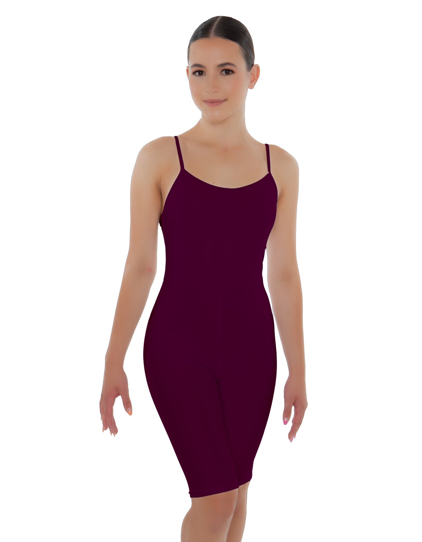Solid Lycra Cami Bike Short