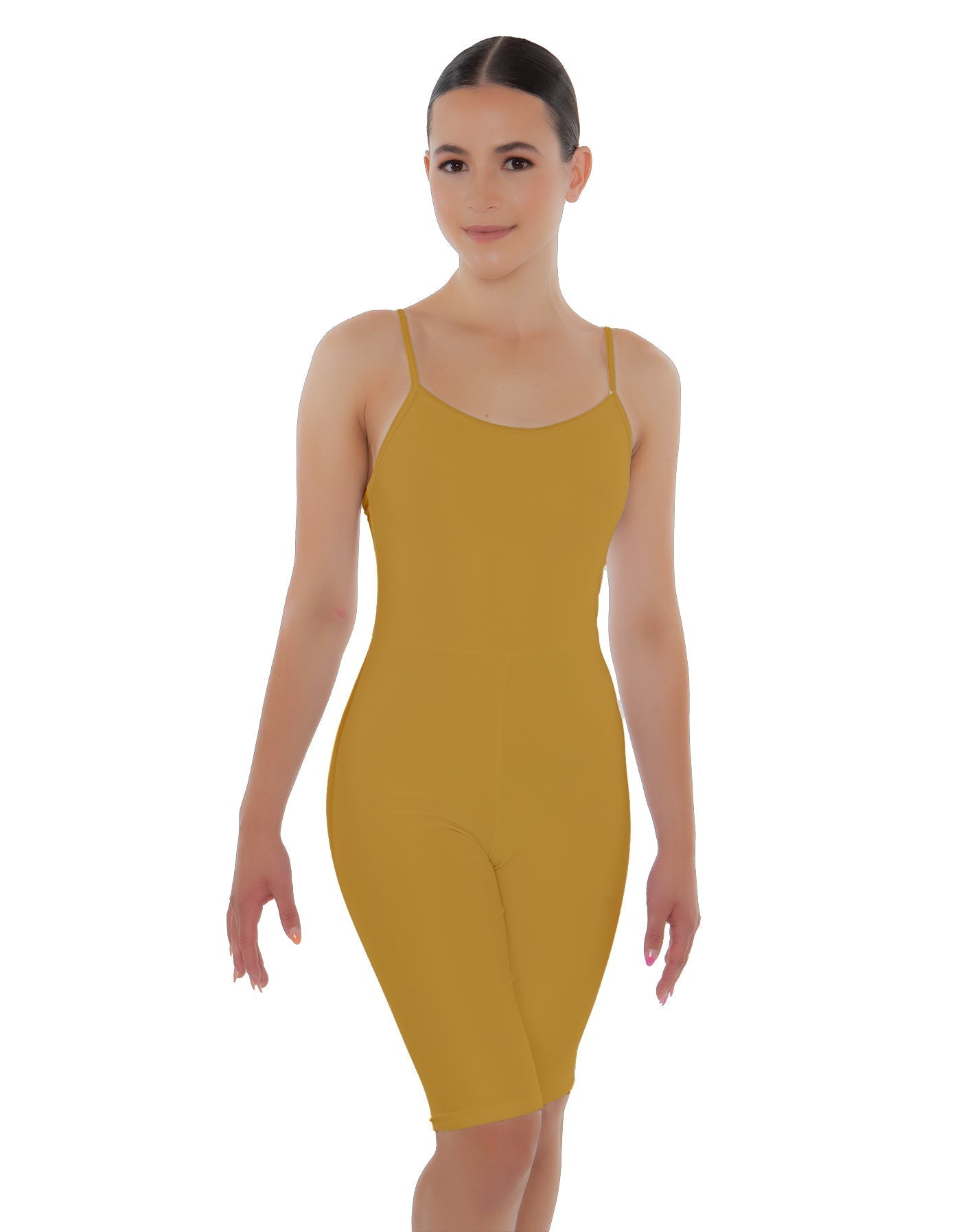 Solid Lycra Cami Bike Short