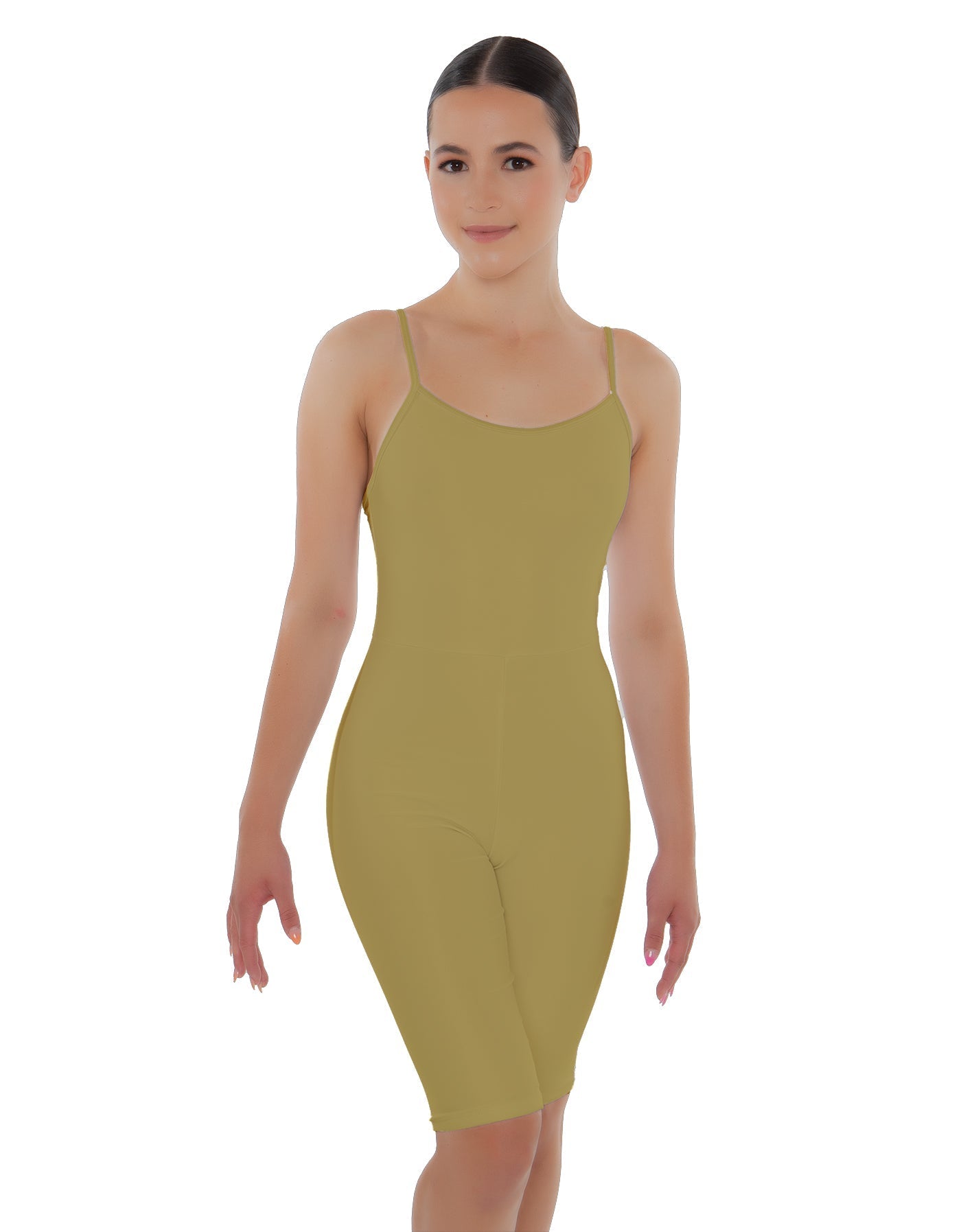 Solid Lycra Cami Bike Short