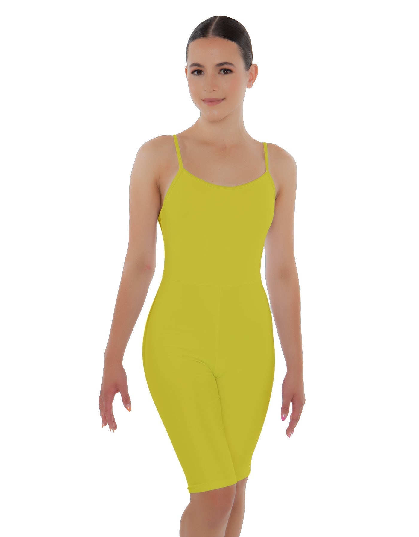 Solid Lycra Cami Bike Short