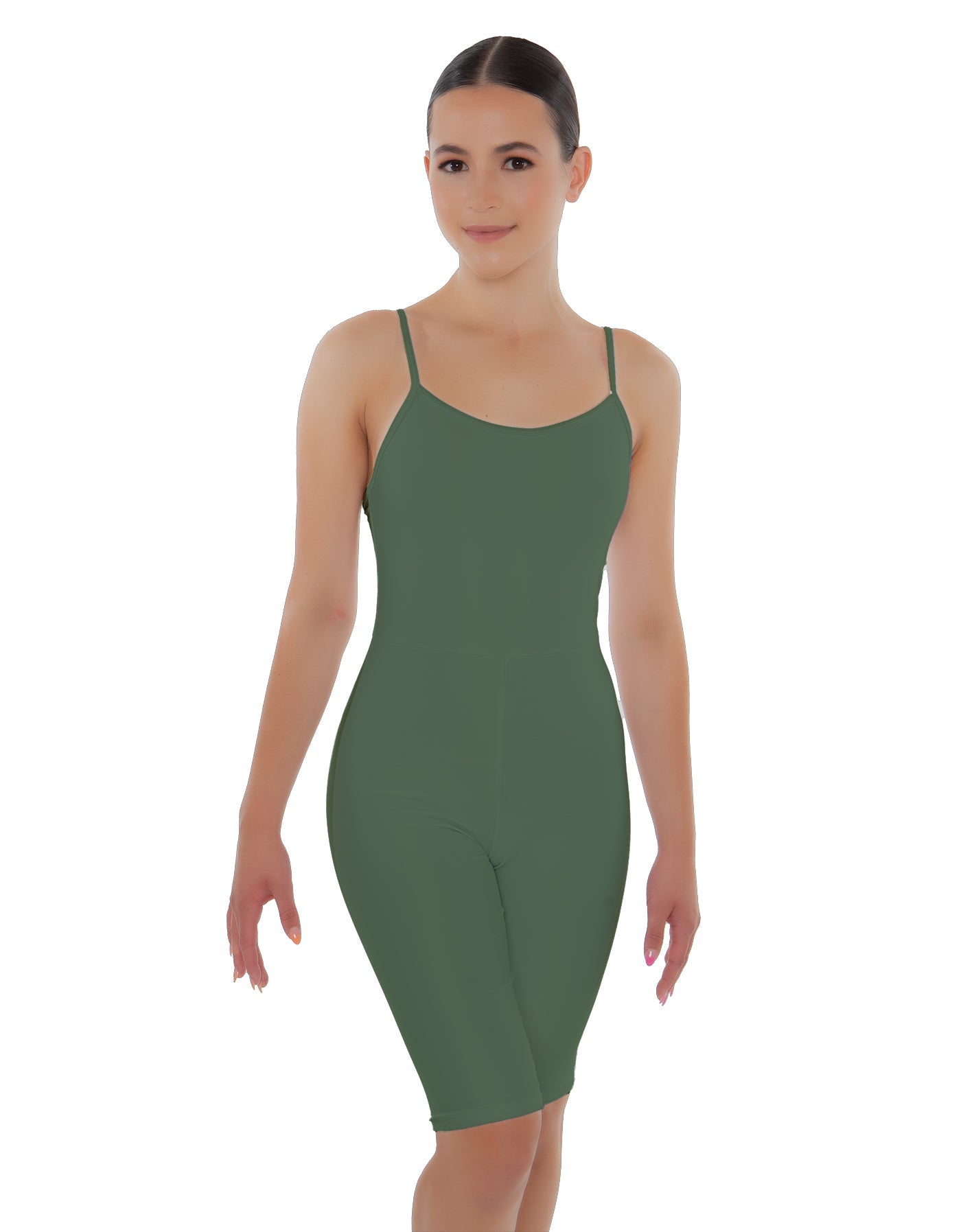 Solid Lycra Cami Bike Short