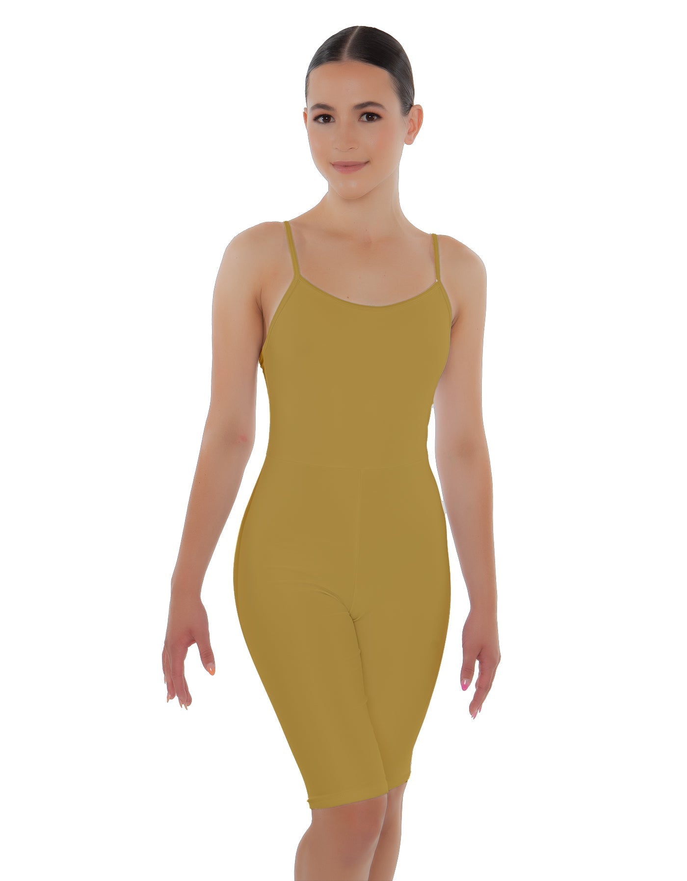 Solid Lycra Cami Bike Short