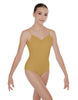 Solid Lycra Cami Leotard Low Back