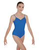 Solid Lycra Cami Leotard Low Back