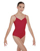 Solid Lycra Cami Leotard Low Back