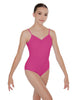 Solid Lycra Cami Leotard Low Back