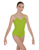 Solid Lycra Cami Leotard Low Back