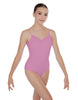 Solid Lycra Cami Leotard Low Back