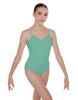Solid Lycra Cami Leotard Low Back