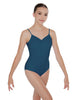 Solid Lycra Cami Leotard Low Back