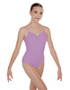 Solid Lycra Cami Leotard Low Back