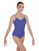 Solid Lycra Cami Leotard Low Back