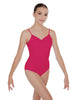 Solid Lycra Cami Leotard Low Back