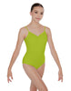 Solid Lycra Cami Leotard Low Back
