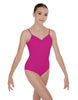 Solid Lycra Cami Leotard Low Back