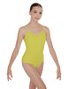 Solid Lycra Cami Leotard Low Back